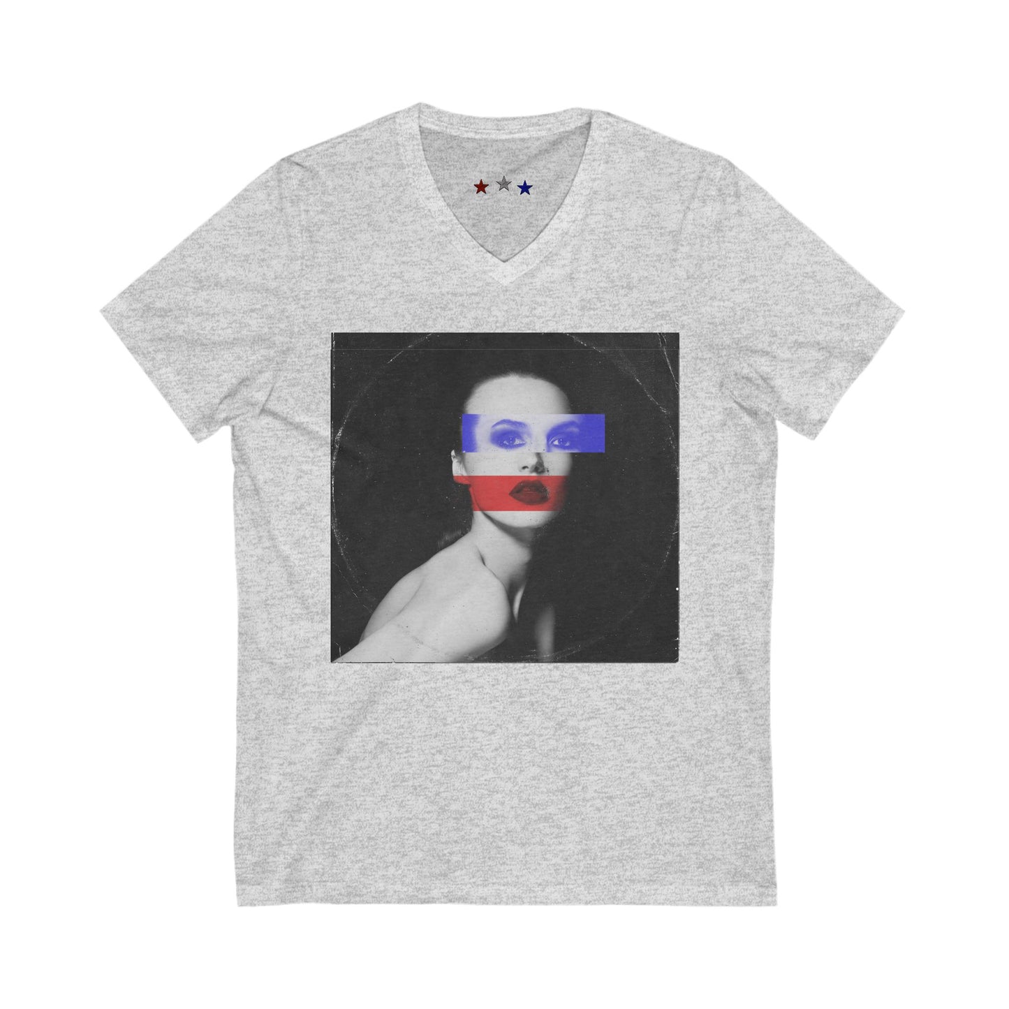 456 Co "Goth Faces" V-Shirt