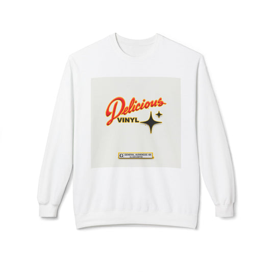 Delicious Vinyl Crewneck Sweatshirt - Unisex Midweight Fleece for Music Lovers