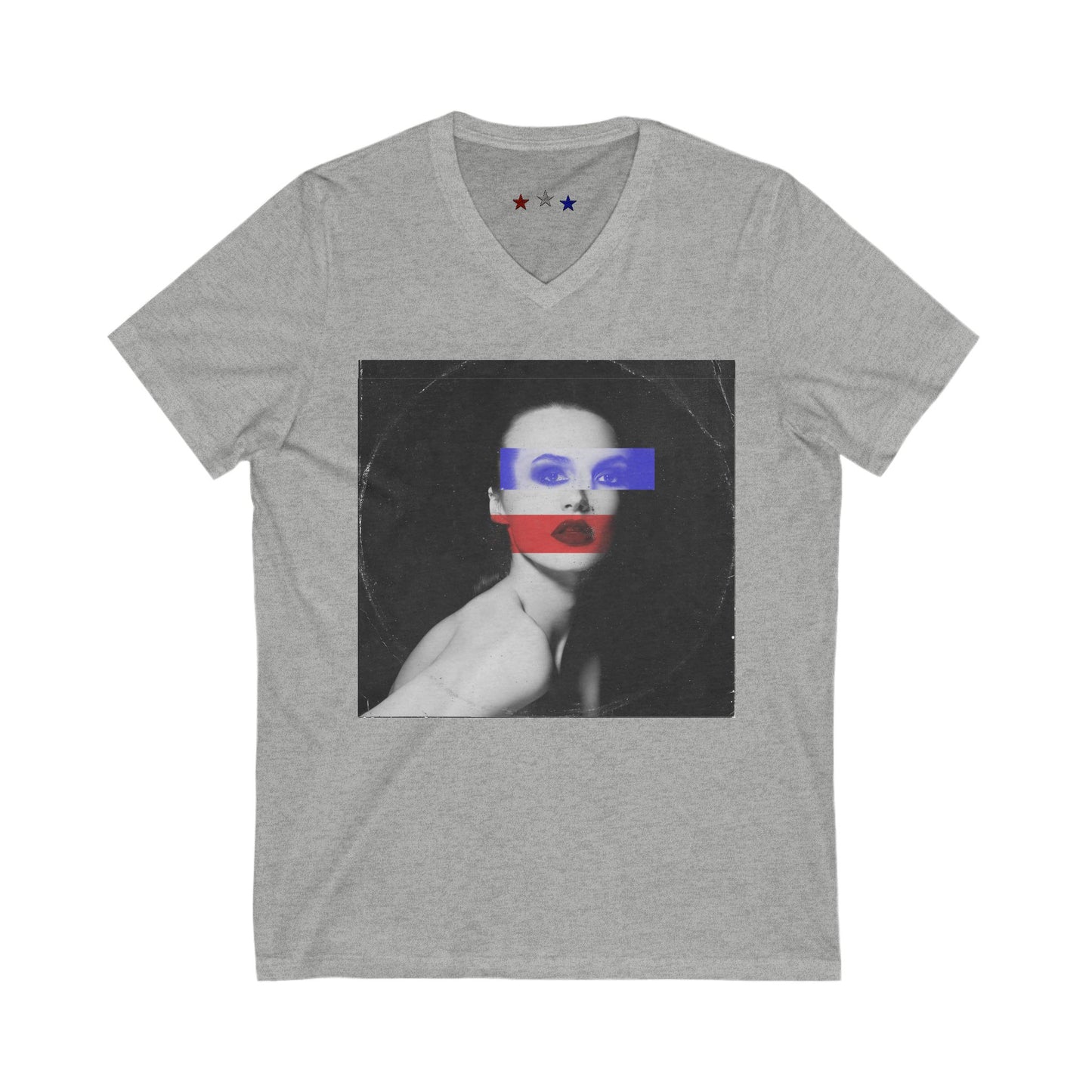 456 Co "Goth Faces" V-Shirt